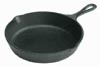 Large cast-iron skillets are ideal for making ravioli filling.
