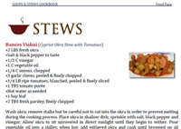 "Soups & Stews Cookbook" screenshot. Click on image to view larger size in a new window.