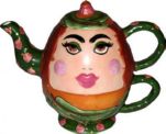 Eclectic tea pot