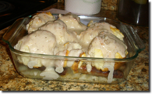Biscuits & Gravy Casserole. Click on image to view larger size in a new window.