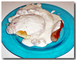 Traditional Biscuits & Gravy.
