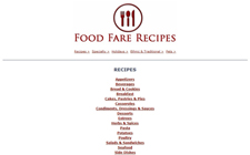 New design upcoming for the Food Fare web site. Click on image to see it's larger size in a new window.