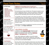 Food Fare Food Notes (October 2010)