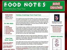 Food Notes: Christmas 2013