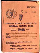General Ration Book used in Northern Ireland (1948)