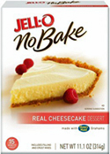 Jell-O No-Bake Cheesecake