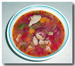 Manhattan Clam Chowder (click on image to view larger size in a new window).