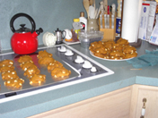 Pumpkin Cookies in the making.