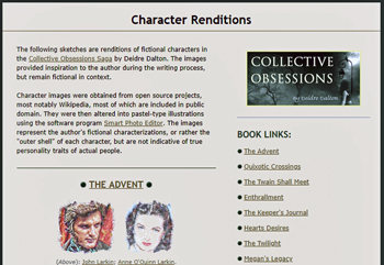 Collective Obsessions Saga: Character Renditions