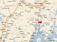 Map showing Waldo County, Maine. Click on image to view larger size in a new window.