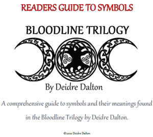 Bloodline Trilogy: Readers Guide to Symbols (available in 2021). Click on image to view larger size in a new window.