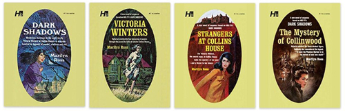 The original "Dark Shadows" novels by Marilyn Ross. Click on image to view larger size in a new window.