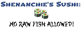 Button for "Shenanchie's Sushi" article from Food Fare.