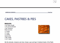 Cakes, Pastries & Pies