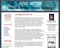 Food Notes Special Edition: Arabic Cookery