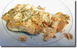Baked Salmon. Click on image to view larger size in a new window.