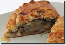 Beef Cornish Pasties. Click on image to view larger size in a new window.