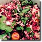Beet-Fried Rice. Click on image above to view larger size in a new window.