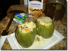 Couscous Bell Peppers. Click on image to view larger size in a new window.