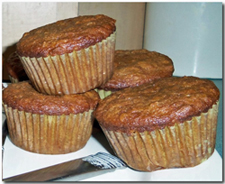 Bran Muffins. Click on image to view larger size in a new window.