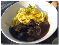 Cabernet Boeuf (Beef with Cabernet Wine)