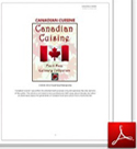 Screenshot of "Canadian Cuisine" in PDF format.