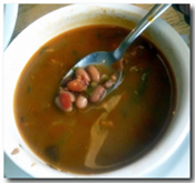 Frijoles en Charra (Bean Soup)