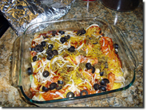 Chicken-Sausage Enchiladas. Click on image to see larger size in a new window.