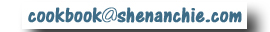 cookbook (at symbol) shenanchie.com