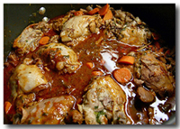 Coq au Vin (Chicken with Wine)