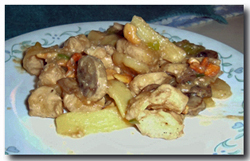 Food Fare: Cashew Chicken. Click on image to view larger size in a new window.