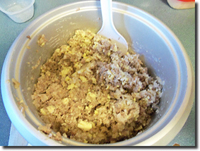 Turkey & Rice just after cooking time. Click on image to view larger size in a new window.