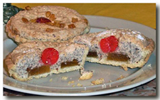 Galapian (Cherry Almond & Melon Tart)