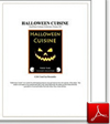 Screenshot of "Halloween Cuisine" in PDF format.