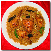 Kabsa (Qatari chicken & rice)