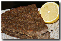 Kibbeh (Lebanese bulgur lamb patties)