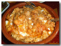 Lablabi (Tunisian chick-pea & garlic soup)