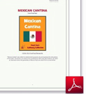 Screenshot of "Mexican Cantina" in PDF format.