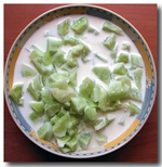 Mizeria (cucumber & sour cream salad)