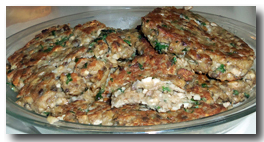 Mushroom Patties. Click on image to view larger size in a new window.