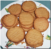 Peanut Butter Cookies. Click on image to view larger size in a new window.