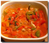 Pepper Omelet (Piperrada con Huevos)