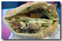 Sabich (Israeli morning sandwich)