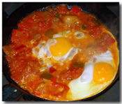 Shakshouka (Algerian bell peppers & eggs)