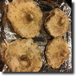 Baked Shiitake Mushrooms. Click on image to view larger size in a new window.
