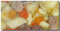 Stovies (Potatoes, Onions & Meat).