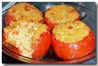 Stuffed Tomatoes. Click on image to view larger size in a new window.