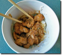Chicken Teriyaki Bowl. Click on image to view larger size in a new window.