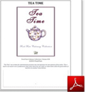 Screenshot of "Tea Time" in PDF format.