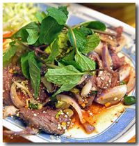 Neua Yang Nam Tok (Waterfall Beef Salad)
